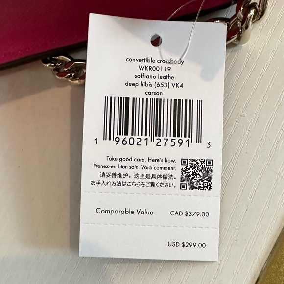 NEW Kate Spade Carson Convertible Crossbody Bag & Card Holder Set - Picture 9 of 9